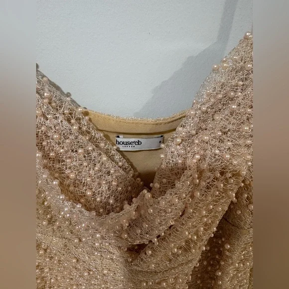 HOUSE OF CB-CALLA -Seapearl Embellished Maxi Dress - Picture 11 of 13